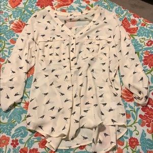 Flowy Printed Blouse